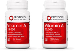 PROTOCOL FOR LIFE BALANCE Vitamin A bottle for eye health support