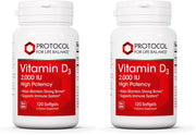 Protocol For Life Balance Vitamin D3 2000 IU bottle for daily use