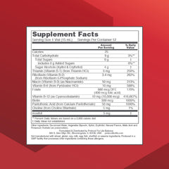 Protocol For Life Balance Nutri-Dose B-12 label close-up highlighting full-spectrum B vitamins.