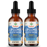 Prunucis 2000mg liposomal glutathione bottle shows high-absorption antioxidant support