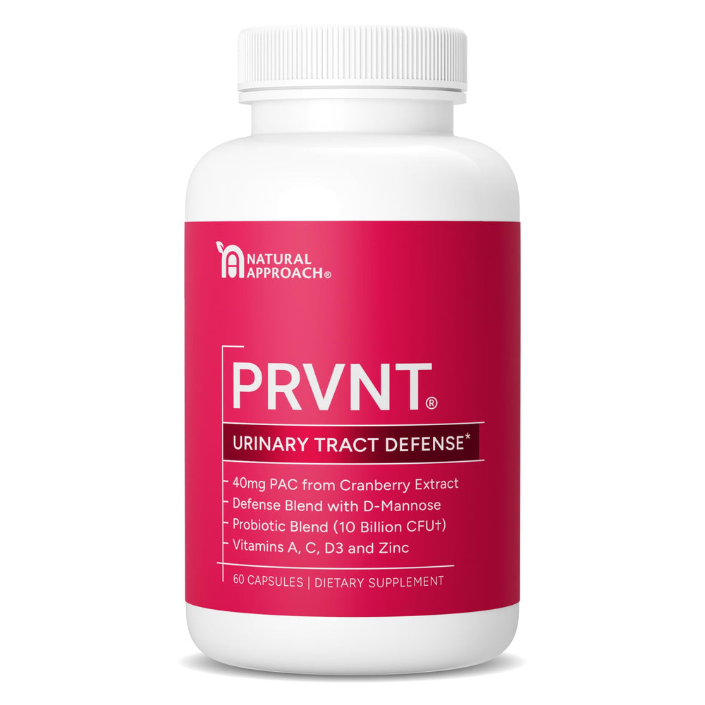 PRVNT Urinary Tract Defense bottle shown for daily bladder support
