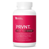 PRVNT Urinary Tract Defense bottle shown for daily bladder support