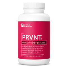 PRVNT Urinary Tract Defense bottle shown for daily bladder support