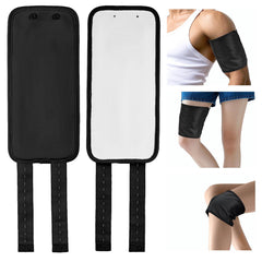 Ptwola castor oil pack wrap leakproof knee with adjustable strap for secure comfort.