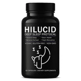 Pucges Hilucid deep sleep bottle ready for nightly relaxation and cortisol balance