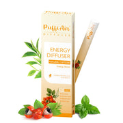 PUFFIAIR: difusor herbal con guaraná, energía suave para concentración diaria.