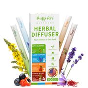 PUFFIAIR four-pack diffuser pen with varied aromas for daily use