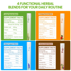 PUFFIAIR herbal aroma diffuser pen with calming notes