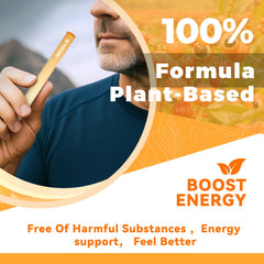 Puffora Energy Diffuser Pen shown in pocket for on-the-go energy support.