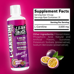 Pump Sauce bottle with Passion Berry label, ready for daily energy support.