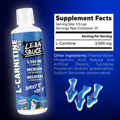 Pump Sauce Lean Sauce bottle with shark-flavored liquid ready to consume