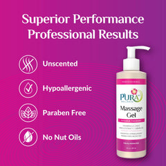 PURA 1st Wellness gel with Arnica and Jojoba for hydration.