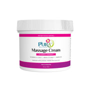 PURA 1st Wellness 4oz massage cream packaging, ideal for clinics
