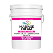 PURA 1st Wellness therapy cream bottle 128oz for professional massage applications.