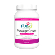 PURA 1st Wellness Vitamin Massage Cream pump for smooth, targeted relief during therapy sessions.