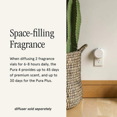 Pura Aromatique long-lasting scent in a diffuser setup for daily use