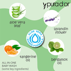 PURA D'OR fragrance-free label indicating no added scents