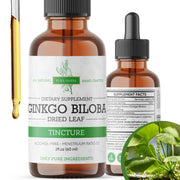 Pura Herba Ginkgo Biloba líquido en gotero para apoyo de la memoria