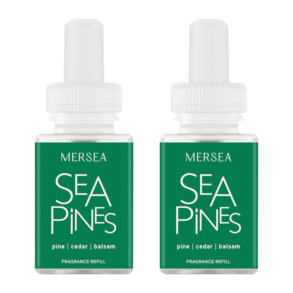 Pura Mersea Sea Pines refill bottle enhances layered aroma for your diffuser.