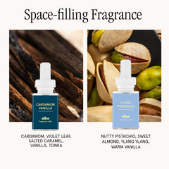 Pura 4 cardamom vanilla refill ready to infuse warm notes in your space.