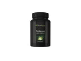 Puradyme Protease 180 capsules bottle showing digestion support.