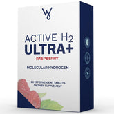 Purative Active H2 Ultra tablet dissolving in water for rapid hydrogen hydration.