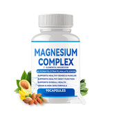 Puravita Magnesium Complex bottle front for daily wellness support and easy dosing.