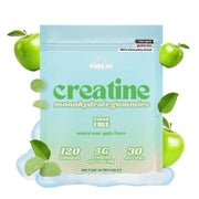 Pure AF Nutra front packaging showing sour green apple gummies benefit clarity