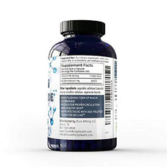 Pure Affinity Nicotinamide bottle side view highlighting daily supplement routine.