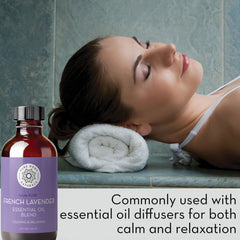 Lavender aroma diffusing from a diffuser with Pure Body Naturals blend