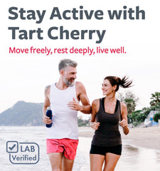 PURE CO USDA organic tart cherry label communicates organic sourcing
