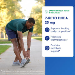 Pure Encapsulations 7-Keto DHEA label shows potency and purity for confident selection.