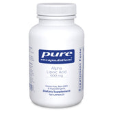 Pure Encapsulations Alpha Lipoic Acid 600 mg bottle offers antioxidant support