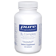 Pure Encapsulations B6 Complex bottle with label, hints at nervous system support