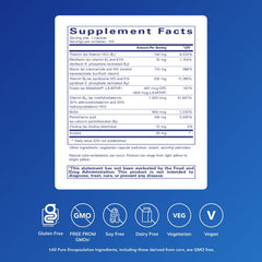 B6 Complex capsules closeup showing daily brain health support potential