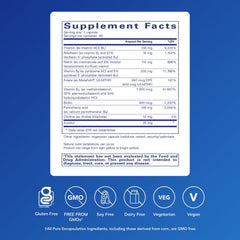 Pure Encapsulations B6 Complex capsules close-up highlighting potency