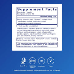 Berberine UltraSorb capsules ready for daily metabolic wellness routine.