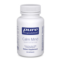 Pure Encapsulations Calm Mind bottle front view for daily balance.