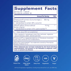 Calm Mind capsules arranged in a bottle for daily use.