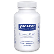 Pure Encapsulations CholestePure bottle label highlights phytosterol blend for lipid support