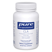 Pure Encapsulations CLA 1000mg softgels bottle for daily exercise support