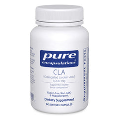 Pure Encapsulations CLA 1000mg softgels bottle for daily exercise support