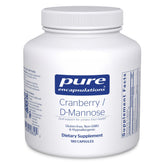 Pure Encapsulations Cranberry D-Mannose bottle for urinary health support