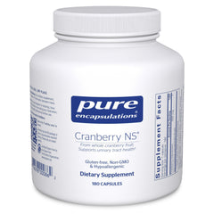 Pure Encapsulations Cranberry NS bottle front for urinary tract health support.