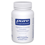 Pure Encapsulations Digestive Enzyme Chewables bottle pour supports meal digestion