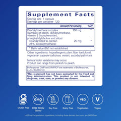 DIMPRO 100 capsules arranged for easy daily dosing and convenience.