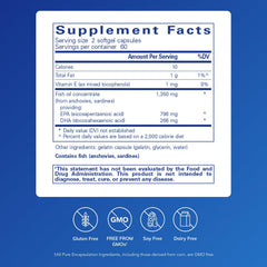 Pure Encapsulations EPA Ultimate CO2 extraction graphic highlights eco-friendly production.
