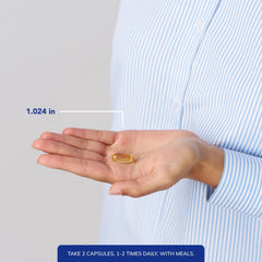 Pure Encapsulations EFA Essentials fish oil softgels with glossy oil appearance.