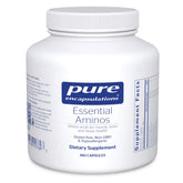 Pure Encapsulations Essential Amino Acids bottle front promotes balanced amino intake for daily vitality.