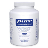 Pure Encapsulations glucosamine chondroitin MSM bottle indicating joint support potential
